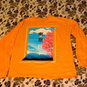 It is a oversized t-shirt I bought in a size Large 100% cotton.